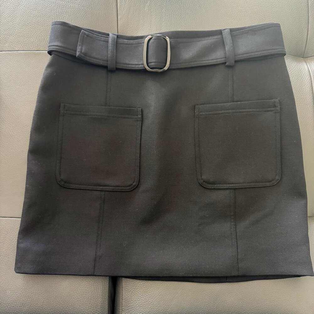 Sezane Gillie Skirt Black - Size French 44 or USA 12